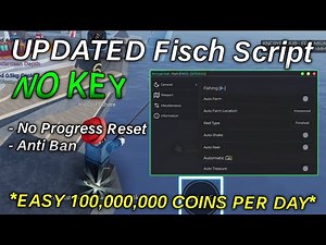 ROBLOX Fisch Script Pastebin | Auto Fish, Fast Cast, Dupe Coins | No Key