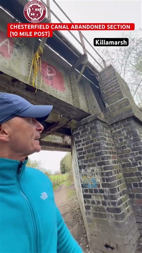 Chesterfield Canal Killamarsh Abandoned section … so beautiful. #canal #construction #restoration