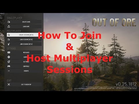 Out of Ore | How to Join & Host Multiplayer lobbies