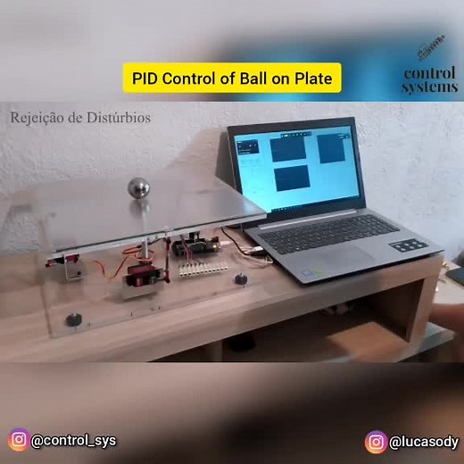 PID control of a ball in plate in action. #embeddedsystems #mechatronics #controlsystems #controltheory #controltheory #electricalengineering