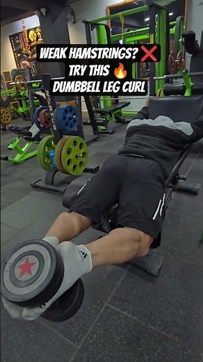Dumbbell Leg Curl | Best Hamstring Exercise Without Machine