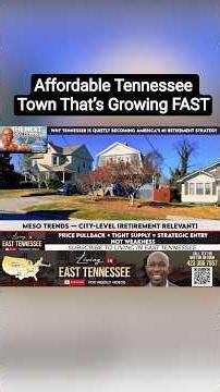 Tennessee’s Most Underrated Town for Home Buyers #ElizabethtonTN #EastTennessee #shorts