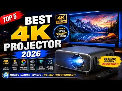 Best 4K Projector 2026 | Top Laser Projectors for Home Theater & Gaming