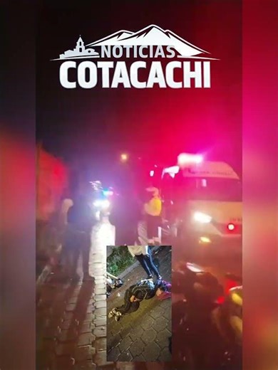 Accidente moto rancho santa fe Cotacachi