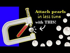 how to use PEARLS setting by HAND MACHINE | easy way to ATTACH PEARLS at home | attaching pearls
