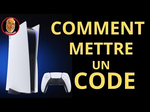 PS5 : Comment METTRE un CODE ? facilement !