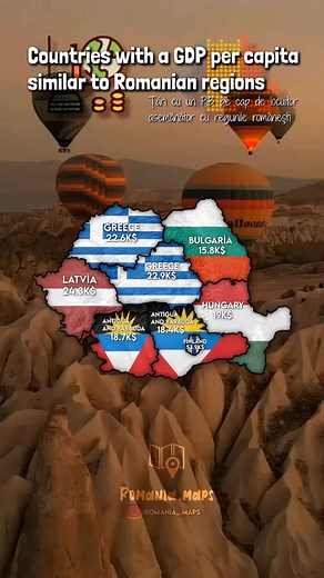 Romania GDP Per Capita Data 2021