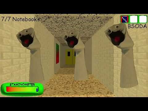 Baldi's Basics Remastered - All Fun Settings Clear (Hard Mode, Lights Out, Mirrored)