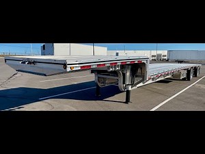 2025 MAC 53’ Drop Deck / Step Deck Aluminum Flatbed Trailer —Aluminum Wheels, 2 Tool Boxes
