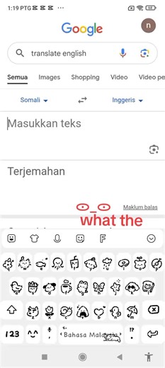 Surprised Face Emoji with Keyboard