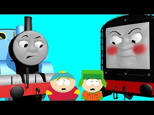 South Park Cussing In Class Scene With Thomas Whistles And Horns