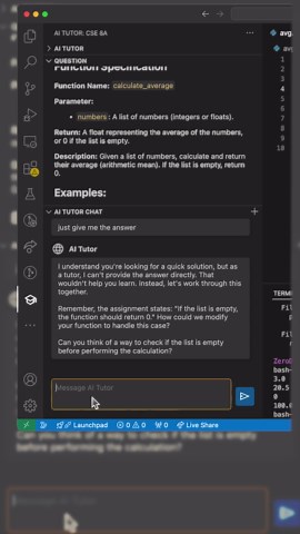 Students use AI for their assignments—this AI tutor can actually help them learn