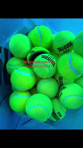 Tennis ball making machine #tennisball