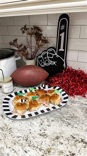 These Ham & Swiss Hawaiian Roll Sliders are the ultimate game-day win. Quick to make, cheesy, and totally crowd-pleasing! Whether you’re tailgating, hosting friends, or just need an easy family dinner, these little sliders always disappear fast! 🙌 🛍️ Shop this post on my LTK ⬇ https://liketk.it/5pd4P Here’s the recipe (save for later) ⬇️: Ingredients: • 1 package sweet Hawaiian Rolls (24 count) • 24 slices black forest ham • 10 slices Swiss cheese • 2-3 tbsp mayo Mustard-Butter Glaze: • 4 tbsp