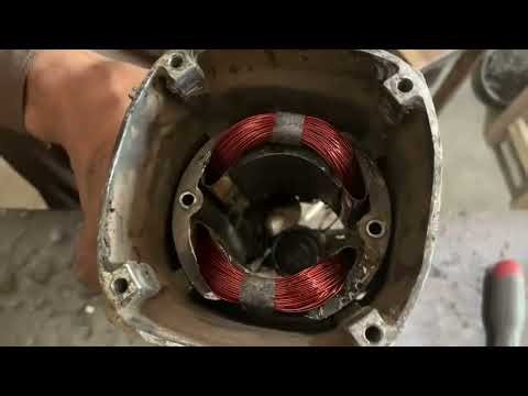 Hitachi Glender Field Coil Fitting | 7 Inch Glender Full Repair & Wiring