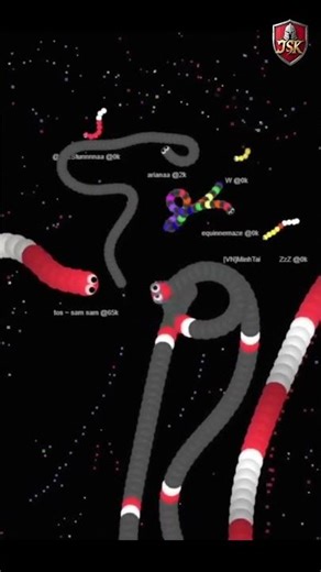 🎯 65k kill by [JSK] K i N G | Slither.io | 255 | #shorts #trending #gaming