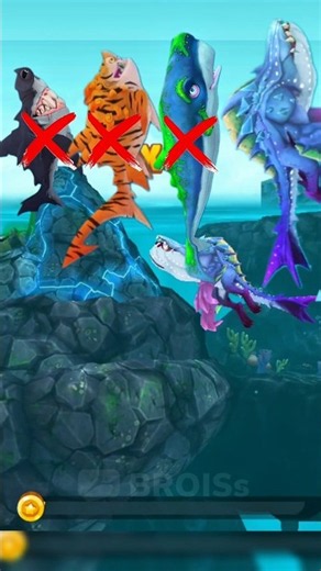 Hungry Shark Evolution Gameplay All Shark #hungryshark #shorts #ubisoft