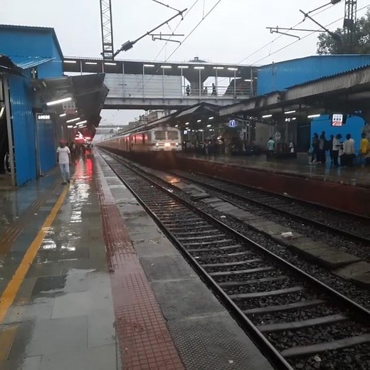 12951 Mumbai Central New Delhi Tejas Rajdhani Express with BRC WAP-7 skipping Vapi on 26 June, 2022.