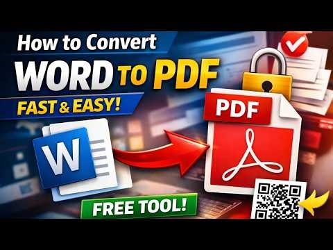how to convert word to pdf