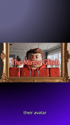 This Roblox Mirror Glitch is TERRIFYING #shorts