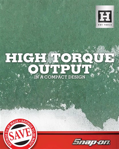 Compact Power, Maximum Results! 🔥 Tackle tough jobs with the 18V 1/2" Drive MonsterLithium Cordless Impact Wrench, packing 1,000 ft-lb of bolt breakaway torque and multiple torque settings for versatile power. For a limited time, score deep savings on Flank Drive impact socket sets, locking extension kits, heavy-duty utility gloves, and a bright 300 lumen neck light with removable colours for maximum visibility. Contact your local Snap-on franchisee and power up your workshop with high torque d