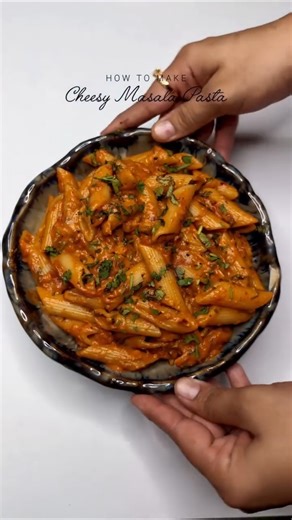 Make the cheesiest MASALA PASTA🍝🌶️🧀 #trending #pastarecipe #viralshorts #cheese #spicy #cooking
