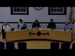 North Smithfield Town Council Meeting 1/5/26