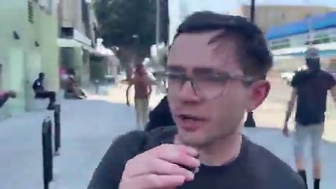 My team, myself & @camhigby were just violently assaulted on Skid Row, my camera crew were punched in the neck and face, we were pepper sprayed, but thankfully just escaped. Some members of our team had to run 10 blocks to get out.We were in the heart of Skid Row confronting the petitioners who @Savsays and my team caught on tape illegally offering drugs for ballot signatures.Please share this video to understand what we’re up against.