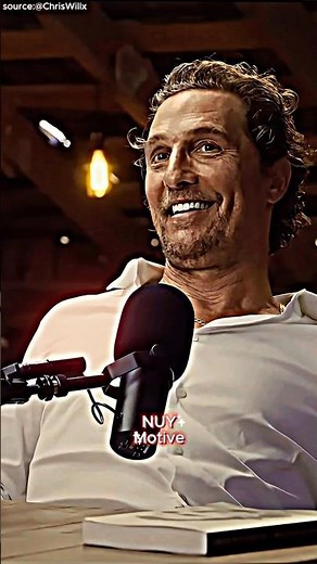 Chris Williamson & Matthew McConaughey Share Inspiring Life Lessons | Podcast #shorts