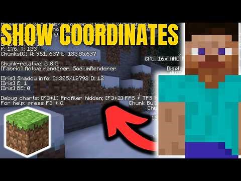 How To Show Coordinates In Minecraft Java & Bedrock (PC & Laptop) | Full Guide (2025)
