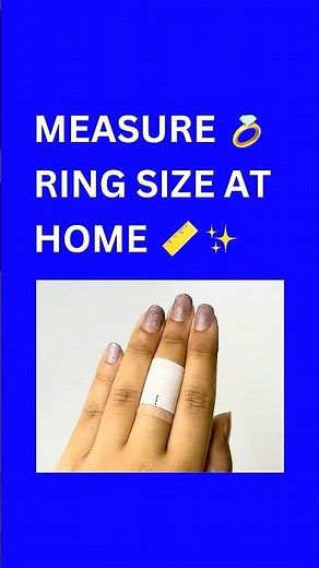 Measure Your Ring Size at Home – No Tools Needed! 💍📏✨#ring #home #smartring
