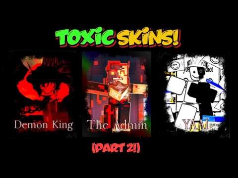 WINNING WITH THE MOST TOXIC SKINS IN FORSAKEN PART 2! (Roblox Forsaken)
