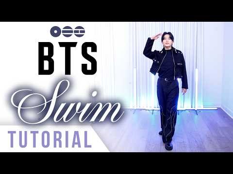 BTS - 'SWIM' Dance Tutorial (Explanation + Mirrored) | Ellen and Brian