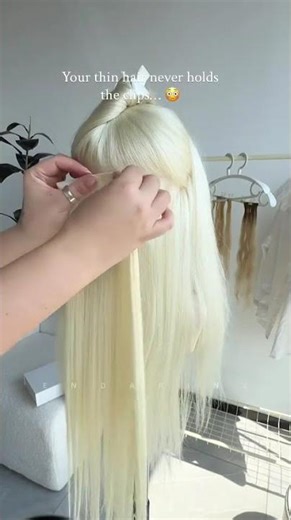 Try the 4 extension hacks for securing your clip ins all day long✨ #hairextensionhacks #clipins