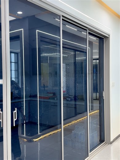 Ultra-Narrow Sliding Track System for Door Solutions