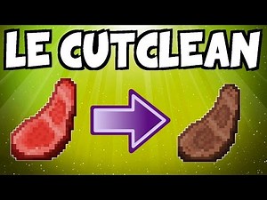 CUTCLEAN EN MINECRAFT VANILLA (Aliments & Minerais cuits) - Tuto 1.8 / 1.9 / 1.10