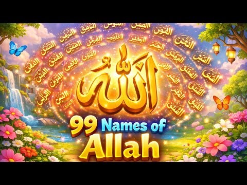 Allah’s Names 99| Allah k nam | Asmaul Husna اسماء الحسنی Beautiful Voice #allahnames #asmaulhusna