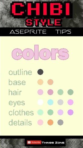 #pixelart | How to Draw Chibi Style (Pro Tips) #aseprite #gamedev #tutorial #drawing #short