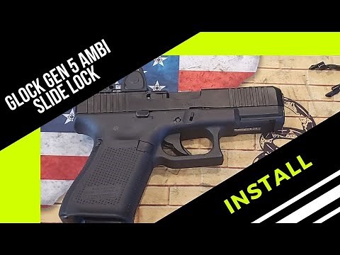 Glock 19 Gen 5 Ambi Slide Stop Install