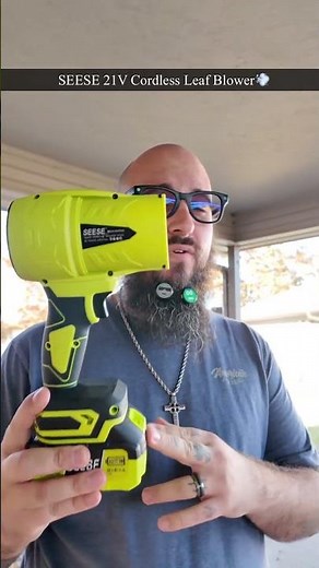Powerful Cordless Blower: SEESE 21V Mini Jet Engine Unleashed 💨🔥 #CordlessBlower #DIYTools