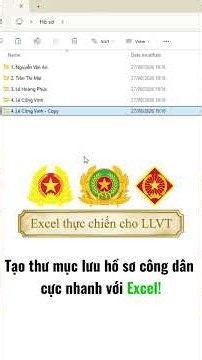 Hướng dẫn tạo nhiều folder cùng một lúc trên máy tính Windows #excel #exceltips #windows #folder