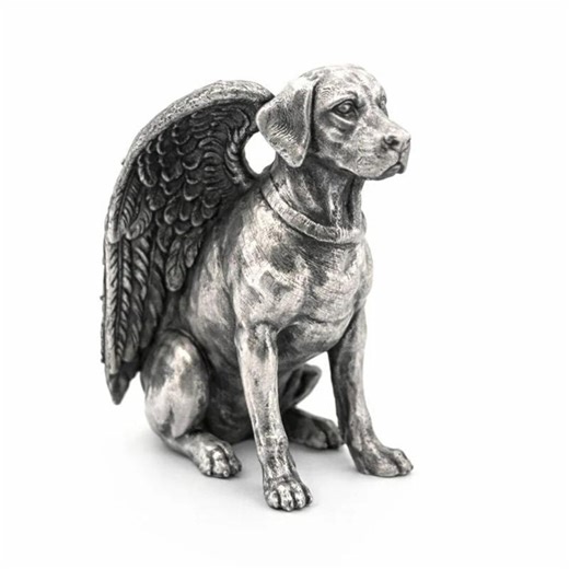 Labrador Angel | Gold Spartan 999  Pure Silver Figurine | Hand-poured Collectible Statue | Heirloom Gift - Etsy