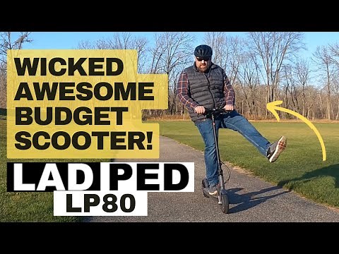 Ladped Electric Scooter LP80 Unboxing & Ride! | Budget 350W E-Scooter Impressions
