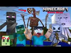 Monster School - Siren Head vs Monsters | Minecraft Animation