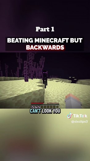 Minecraft Challenge: Beating the Game Backwards, Part 1