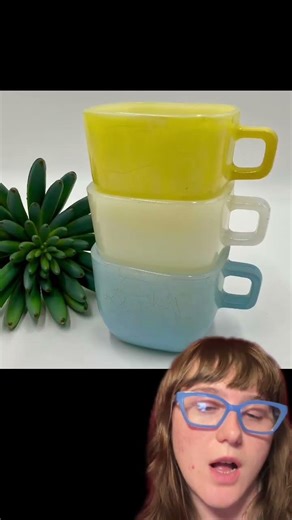 Glasbake mugs are a perfect example of midcentury functionalism🍵\n\n#design #nostalgia #history