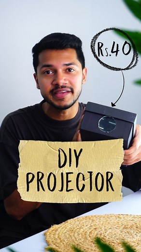 Tech Quirk on Instagram: "DIY PROJECTOR at Just ₹40 #diy #projector #techgadgets #techtips #techreels #techquirk"