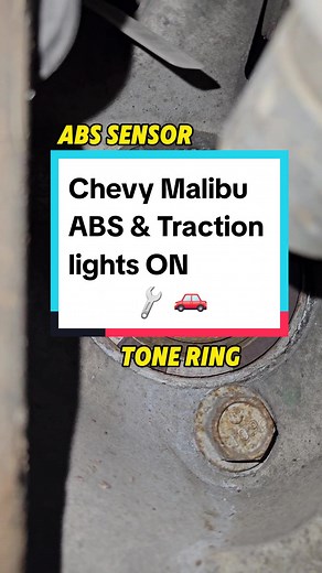 Got a Chevy Malibu with the ABS and Traction Control lights on?? It's very likely this could be the problem... #Chevy #Malibu #chevymalibu #Chevrolet #mechanic #ABS #abslight #tractioncontrol #brakes #brakerepair #hubbearing #wheelbearing #brakepads #brakerotors #diagnostic #carsoftiktok #carrepair #mechanictips #carcaretips #rustbelt #rustbeltmechanic #automotivetechnician #techniciansoftiktok #autorepair #fyp #angrybobmechanic