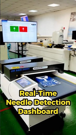 Real-Time Needle Detection Data on the Smart Factory Platform | #OSHIMATech