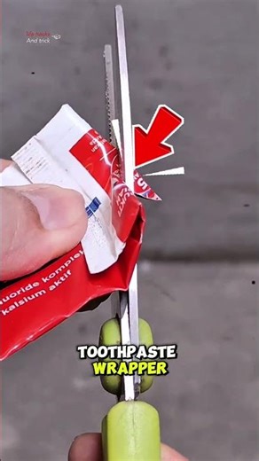 LIFE HACK | Don’t throw away that toothpaste tube! #hack #reallifehacks #lifehacks